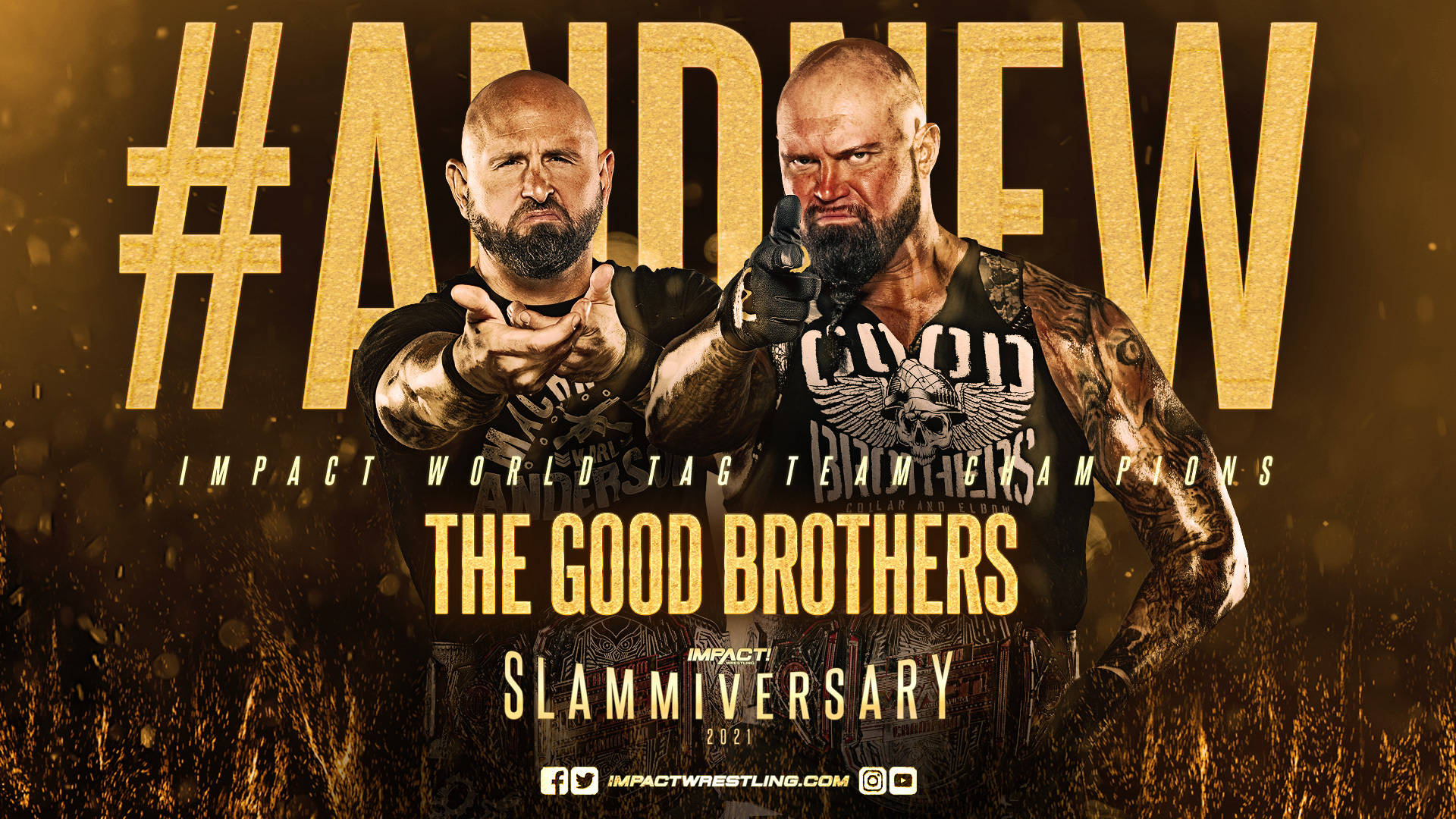 The Good Brothers win Impact Tag Team titles at Slammiversary