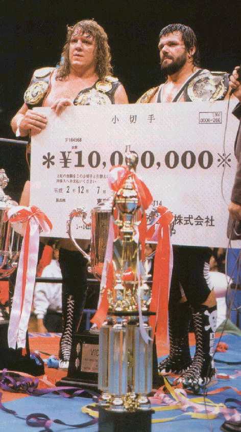 Daily Pro Wrestling History (12/06): Gordy & Williams win AJPW tag titles