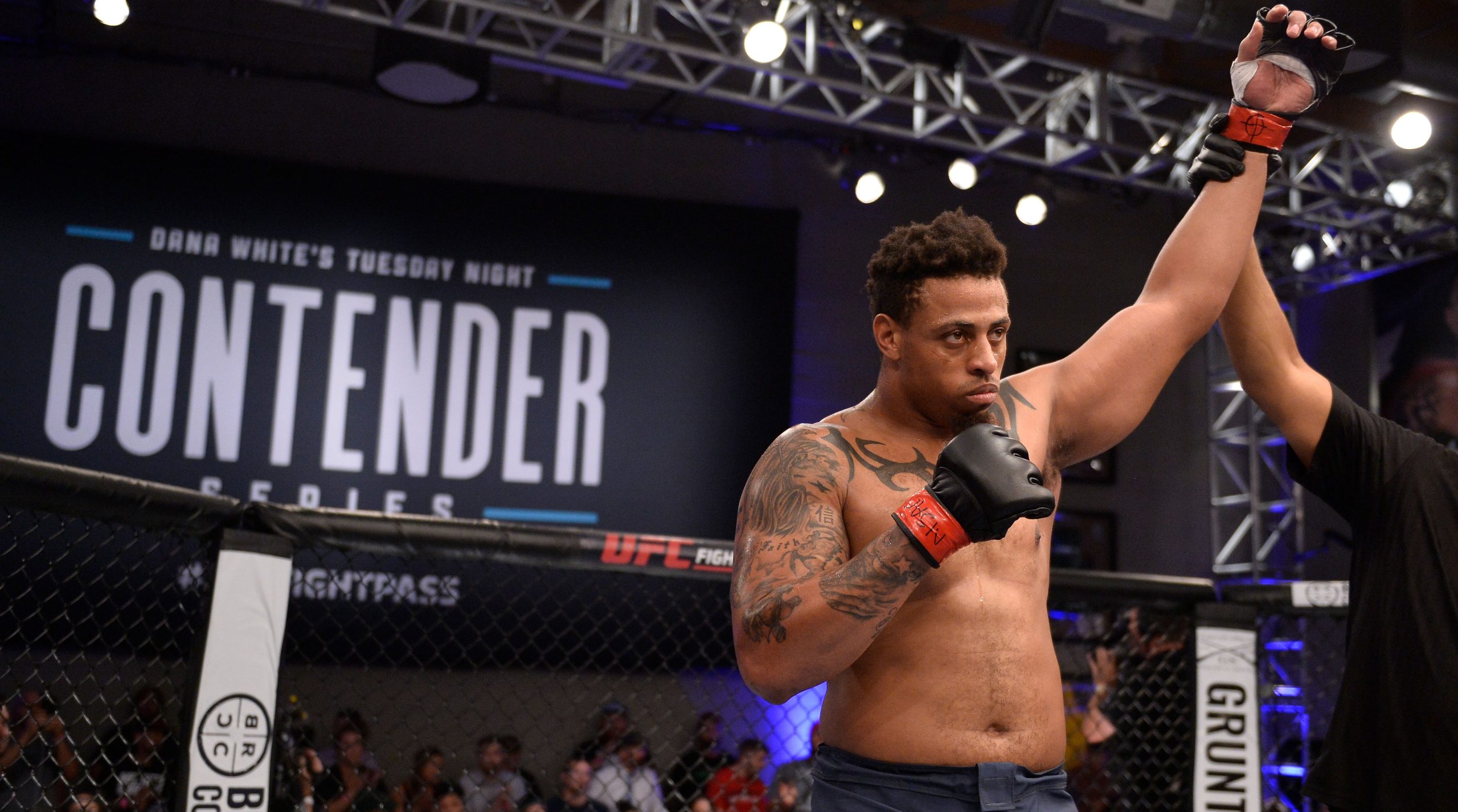 UFC looking to book controversial Greg Hardy for ESPN+ debut show
