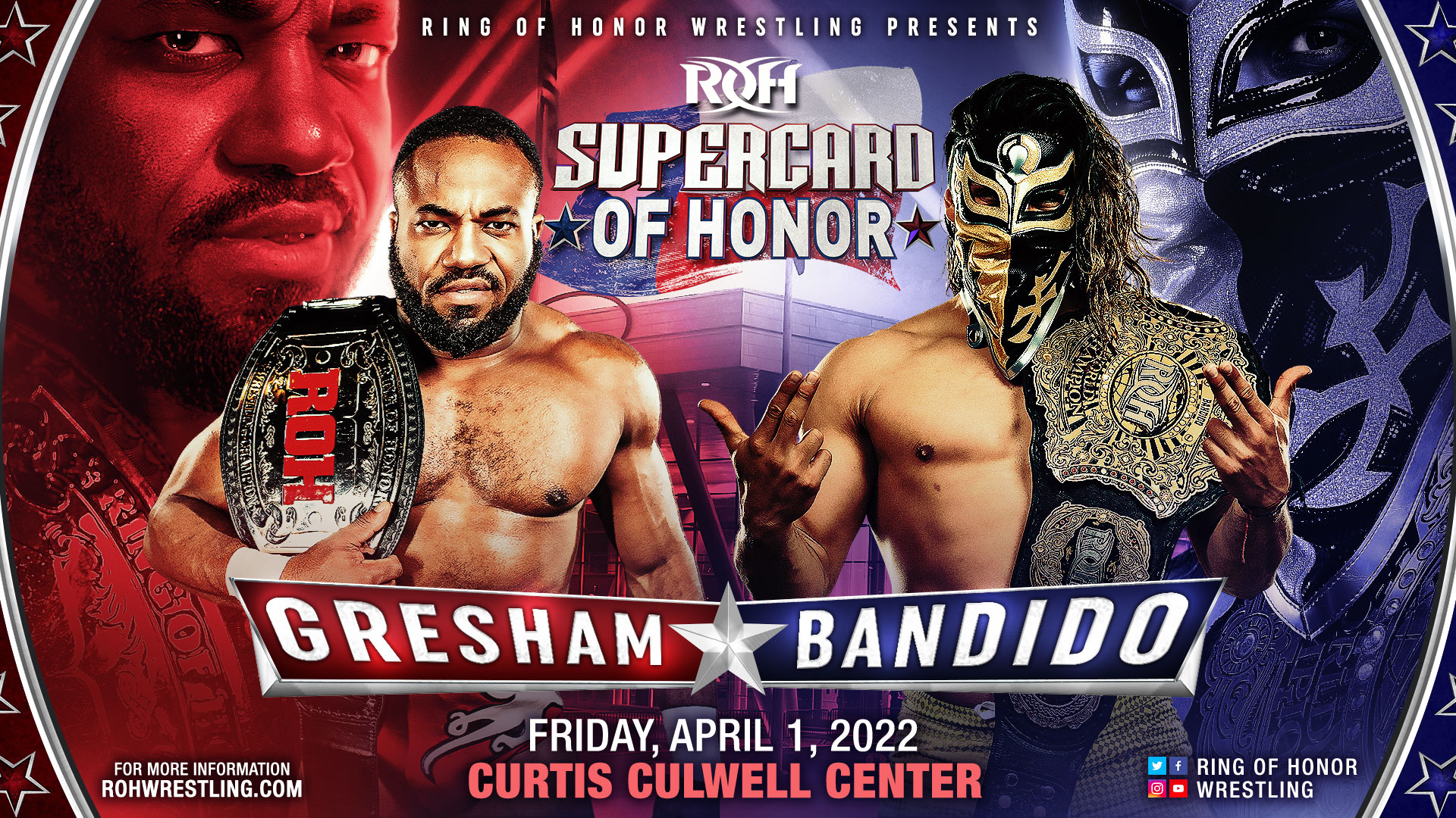 Gresham vs. Bandido winner-take-all title match set for ROH Supercard of Honor