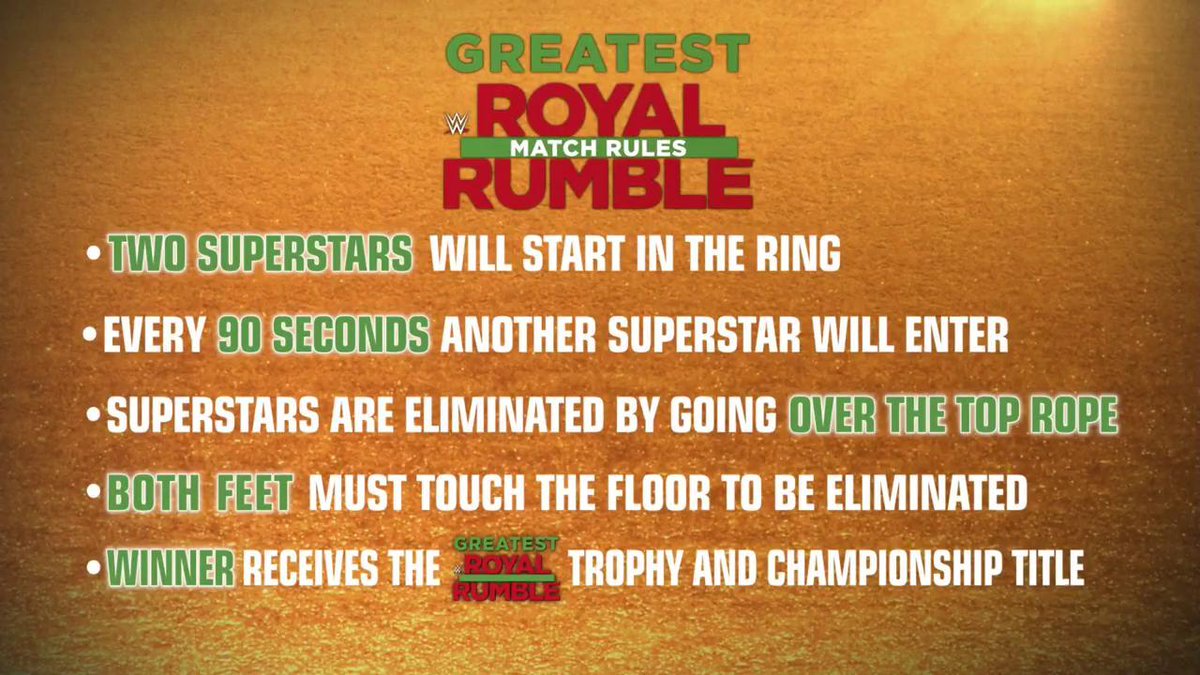 Full list of WWE Greatest Royal Rumble entrants and eliminations