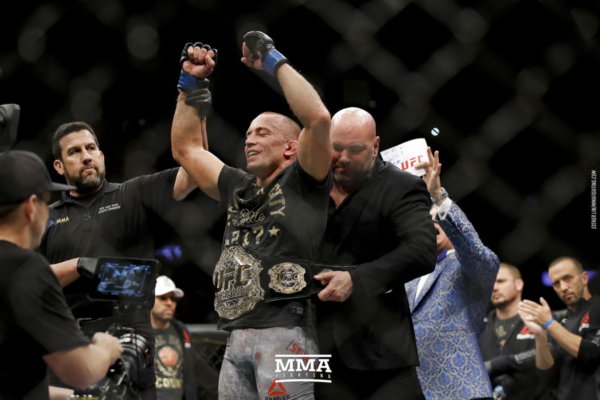 Georges St-Pierre drops UFC middleweight title
