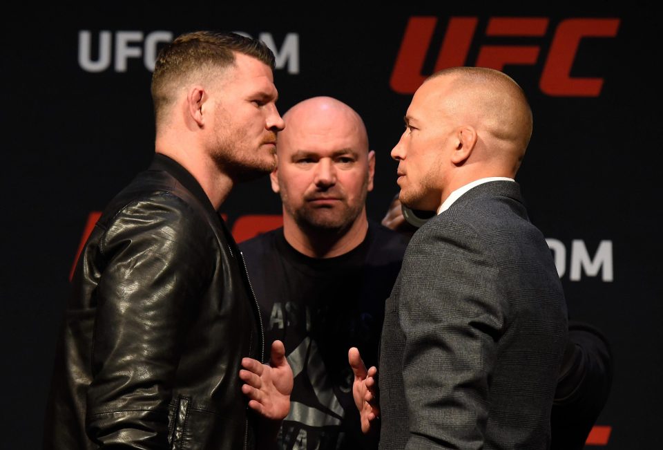Dana White: UFC’s plans for Michael Bisping vs. GSP are off