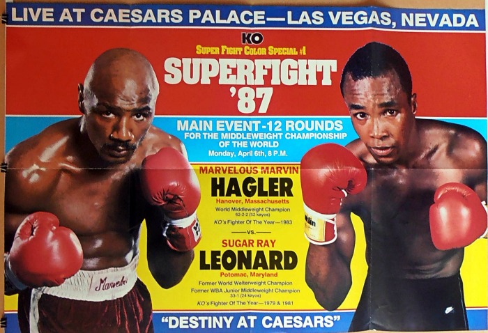 How the Hagler-Leonard superfight changed the combat sports landscape