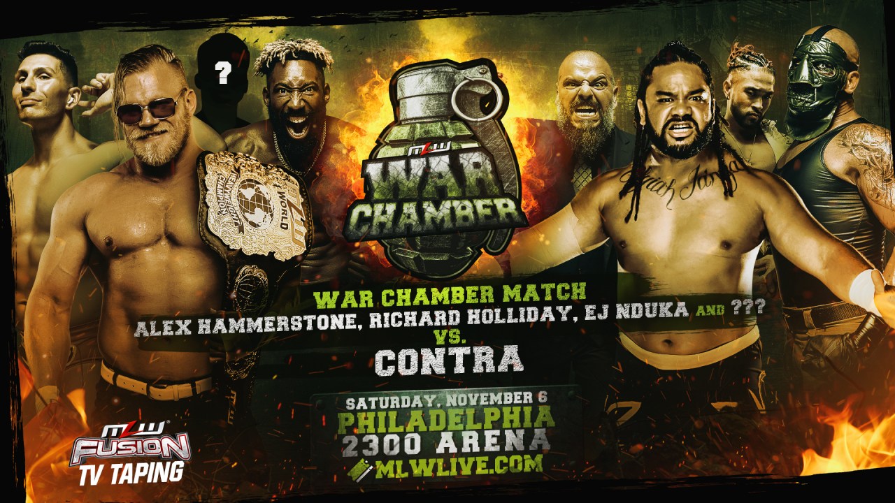 War Chamber match set for November MLW TV tapings