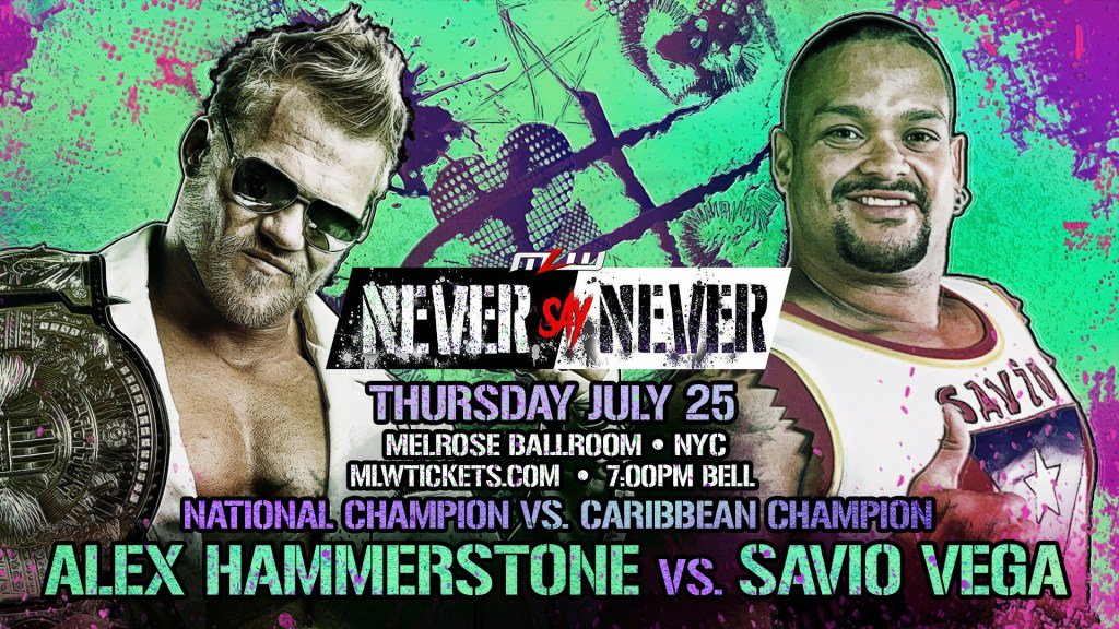 Savio Vega challenging for National title at MLW Never Say Never