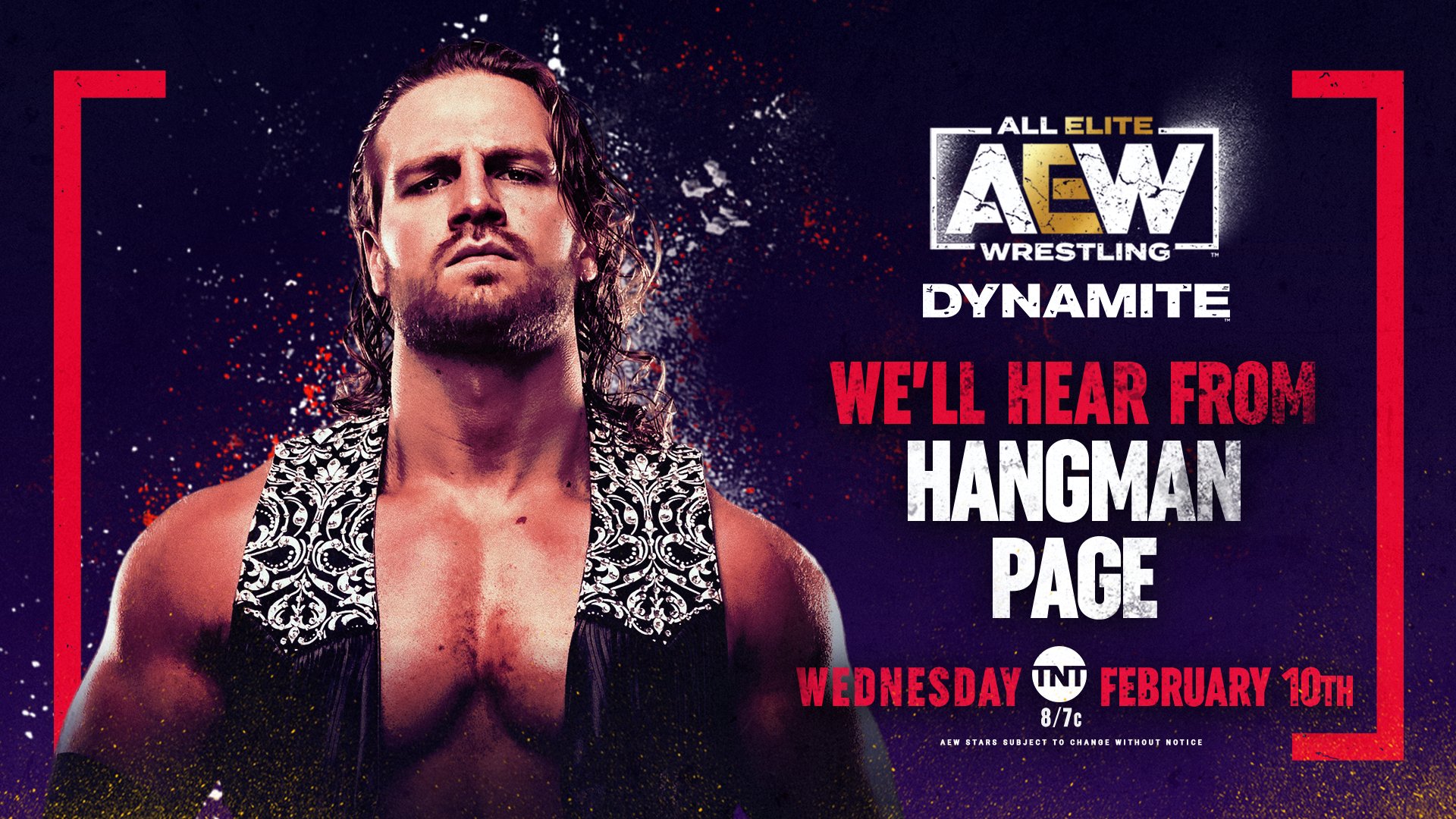 Hangman Page to speak on AEW Dynamite