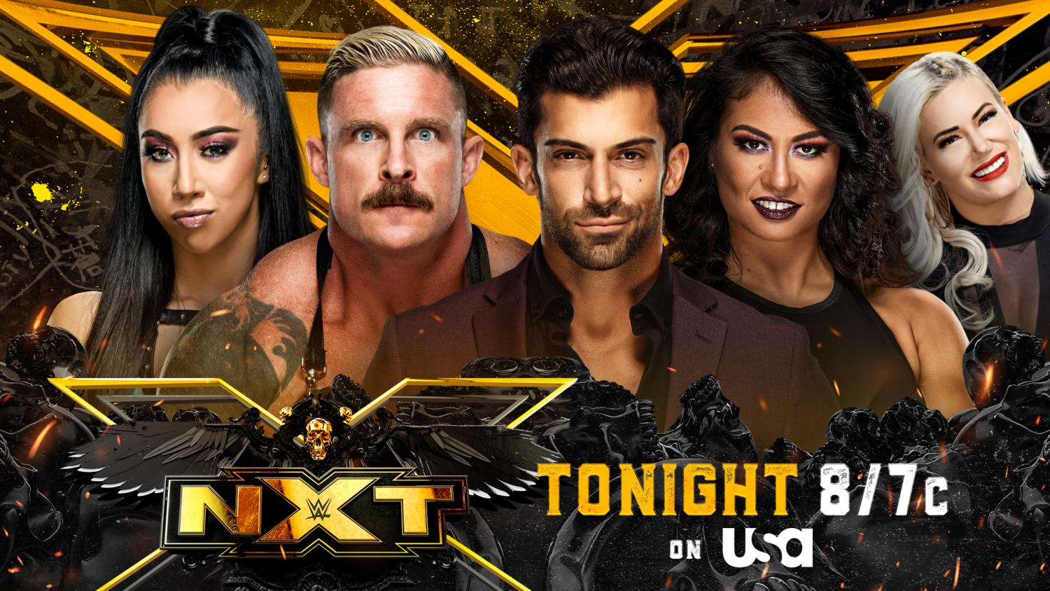 Mixed tag team match, two segments added to WWE NXT