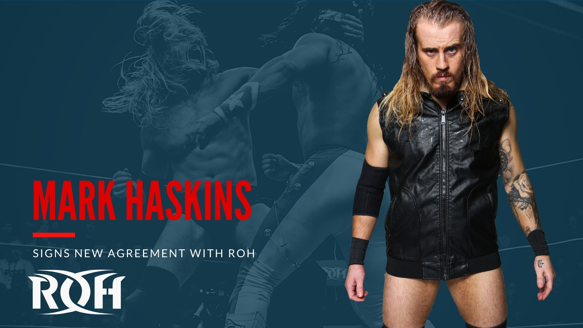 Mark Haskins signs new contract with ROH