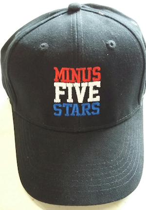 Minus Five Star hats for sale now!