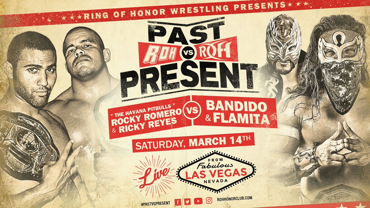Havana Pitbulls vs. Bandido & Flamita set for ROH Past vs. Present