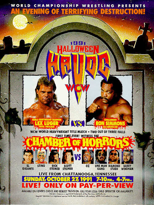 Daily Pro Wrestling History (10/27): Chamber of Horrors at Halloween Havoc 1991