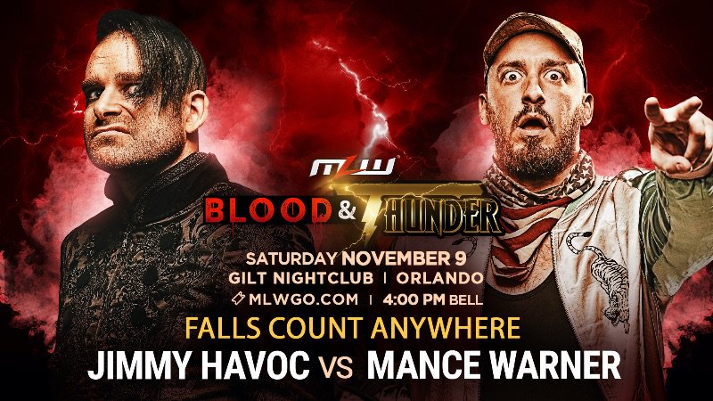 Falls count anywhere match added to MLW Blood & Thunder tapings