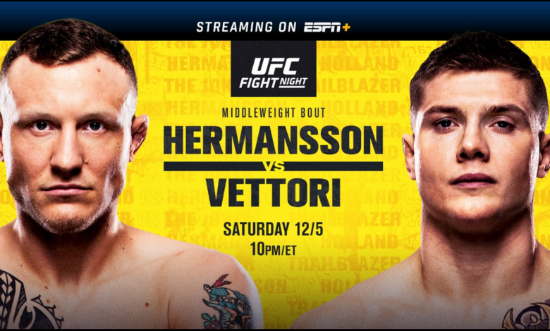 UFC on ESPN 19 live results: Jack Hermansson vs. Marvin Vettori