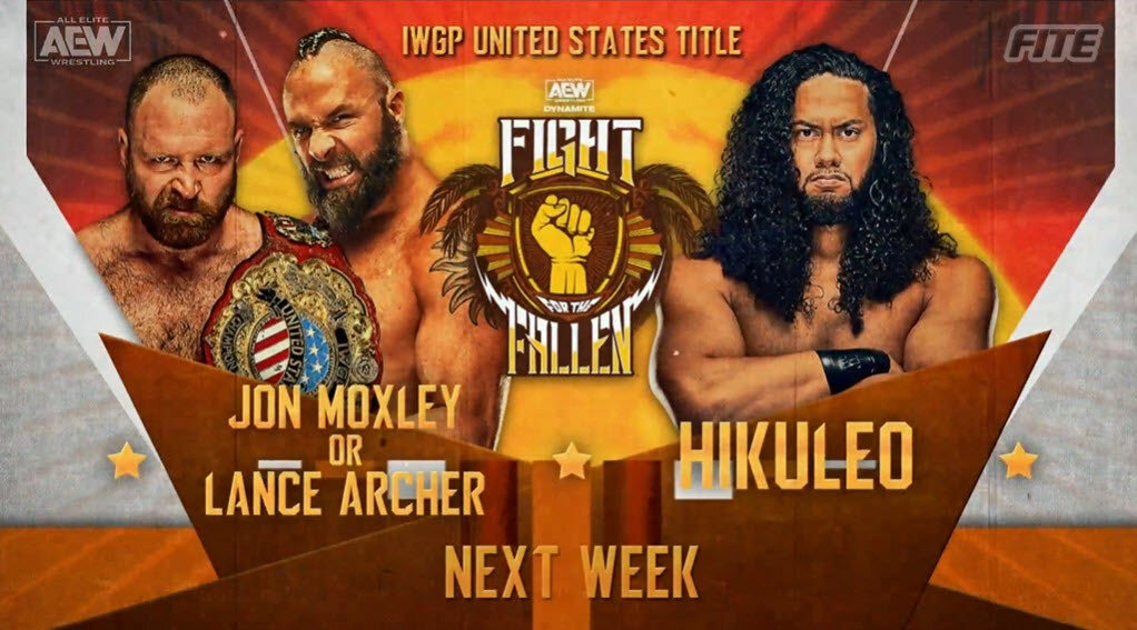 Hikuleo to challenge for IWGP U.S. title at AEW Fight for the Fallen