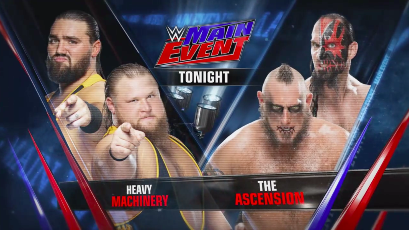 WWE Main Event results: EC3 wins, Heavy Machinery in action