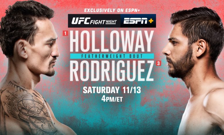 UFC on ESPN+ 55 live results: Max Holloway vs. Yair Rodriguez