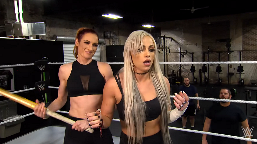 VIDEO: Liv Morgan tries to ambush Becky Lynch ahead of WWE Day 1