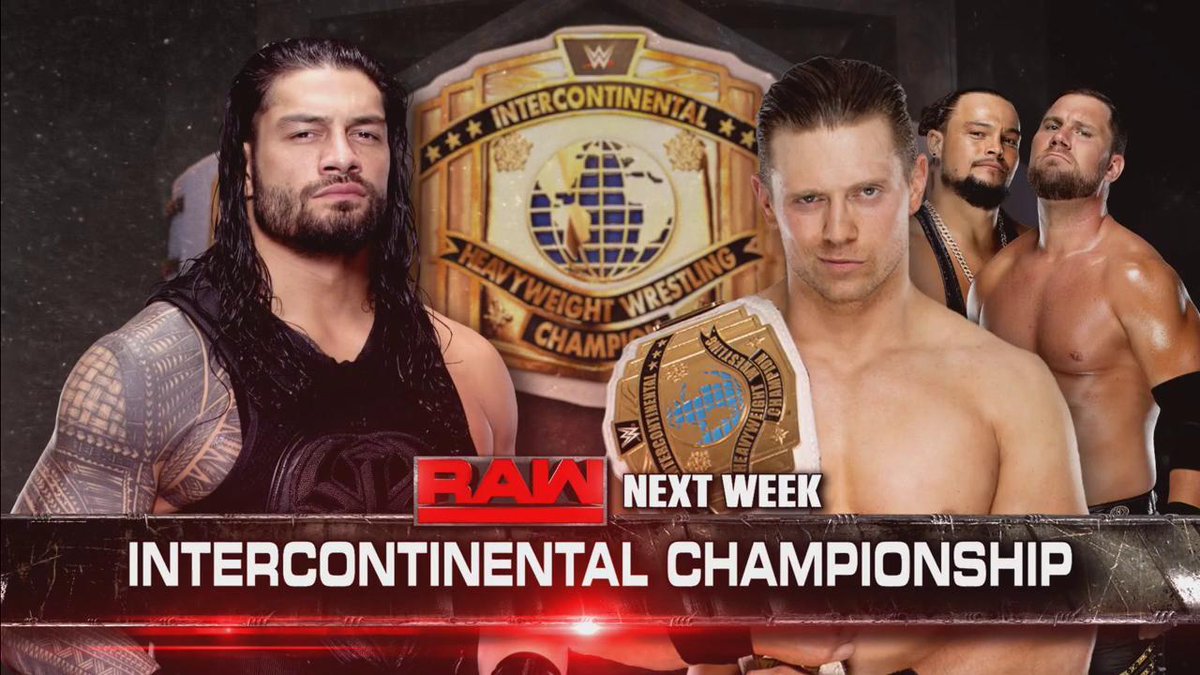 Roman Reigns to challenge for IC title on WWE Raw next week