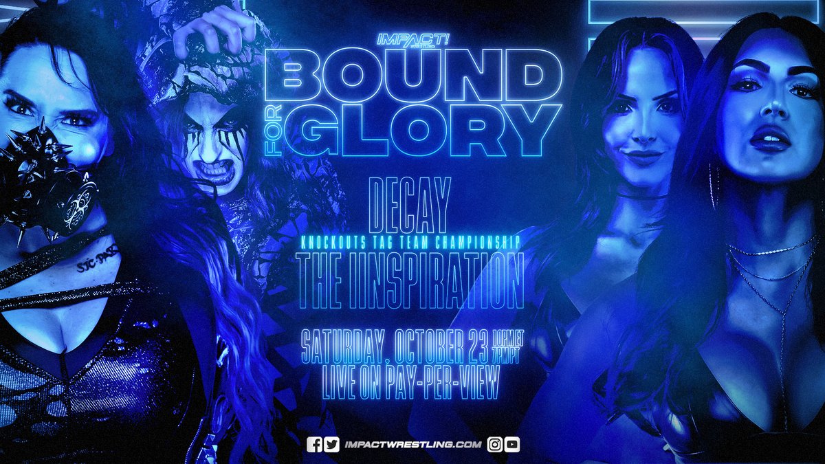 The IInspiration getting tag team title shot at Impact Bound for Glory
