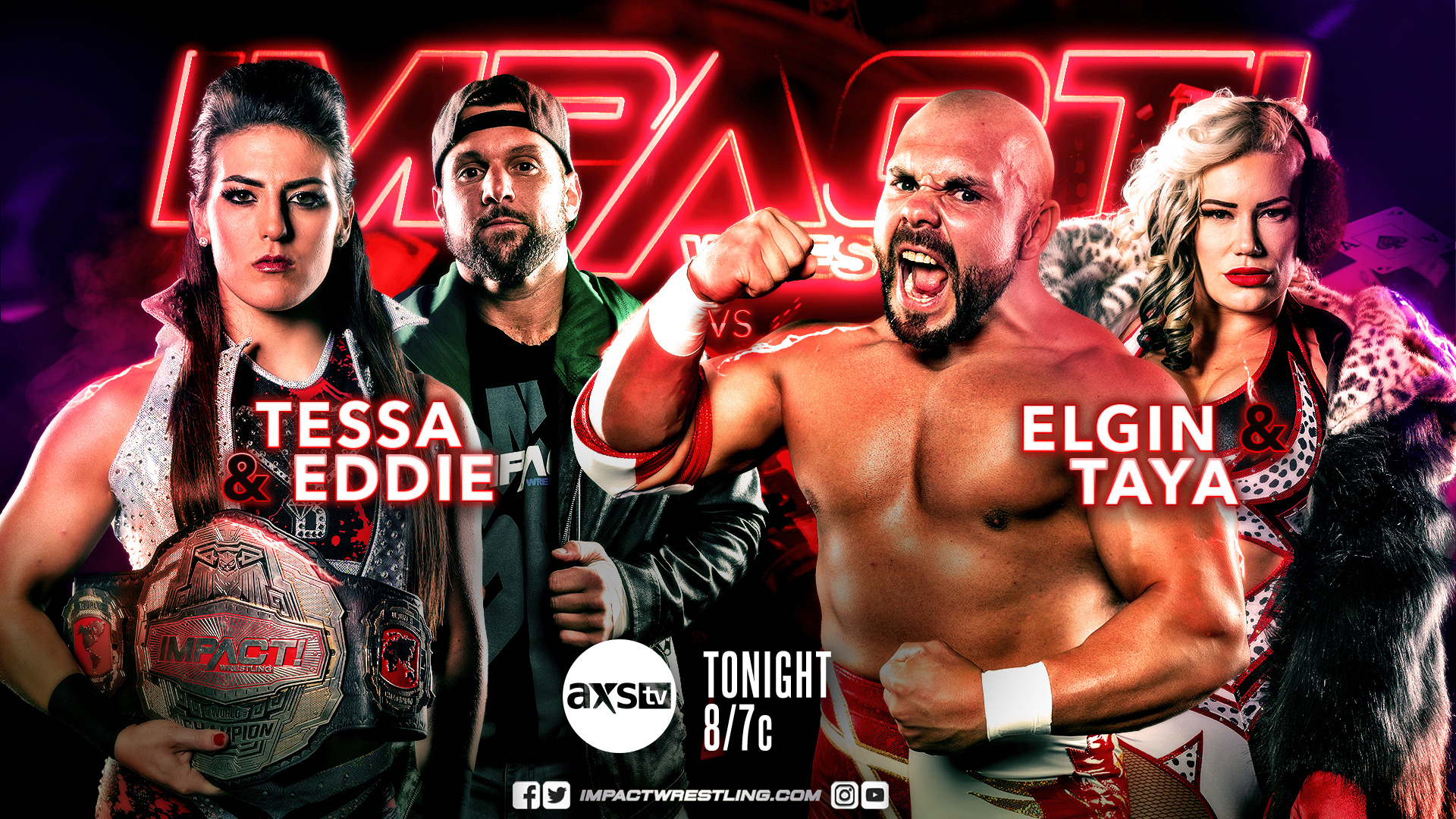 Impact Wrestling results: Tessa & Edwards vs. Taya & Elgin