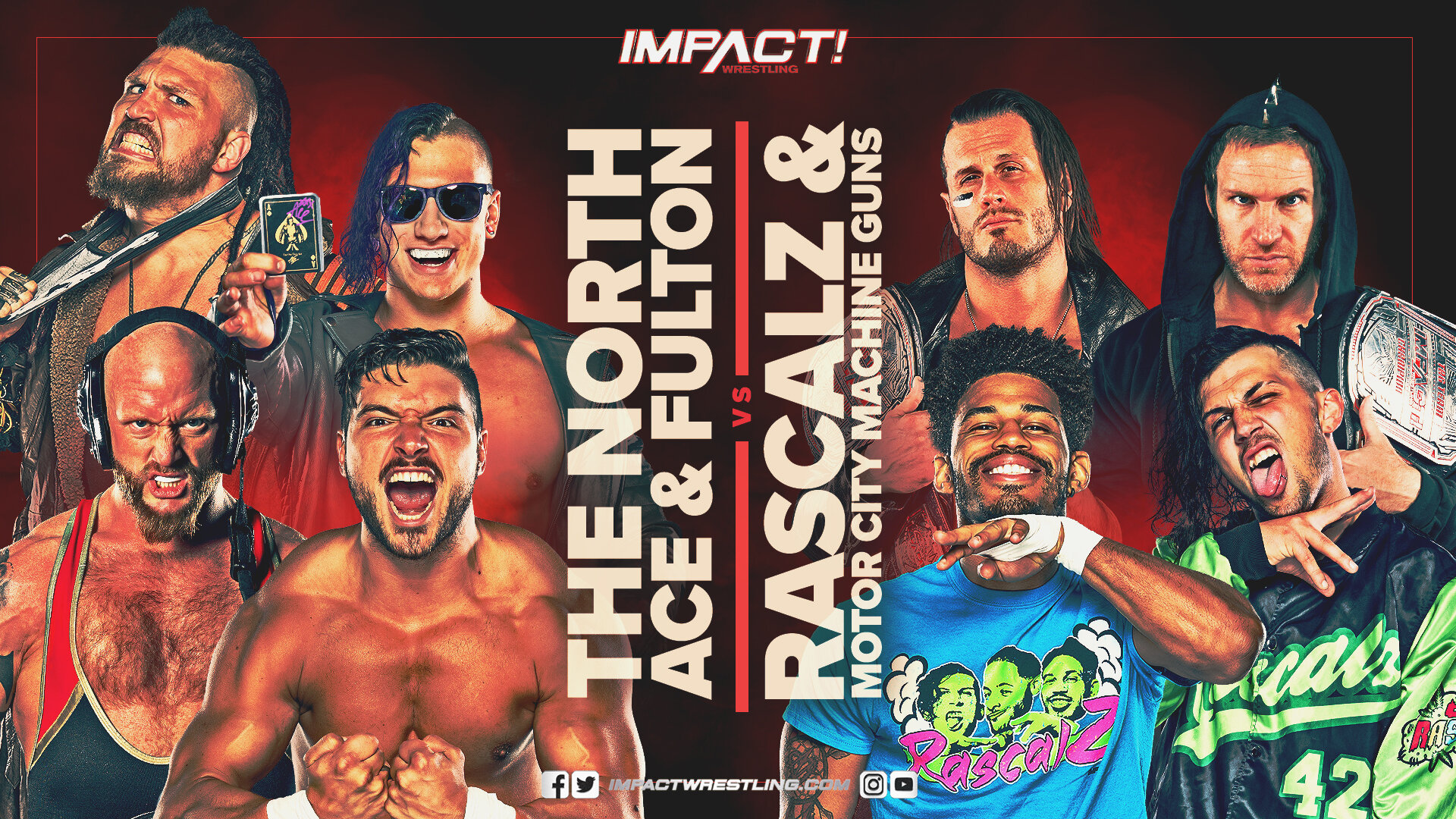 Impact Wrestling results: Eight man tag team action