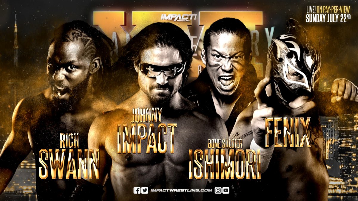 Impact adds four-way match to Slammiversary XVI card