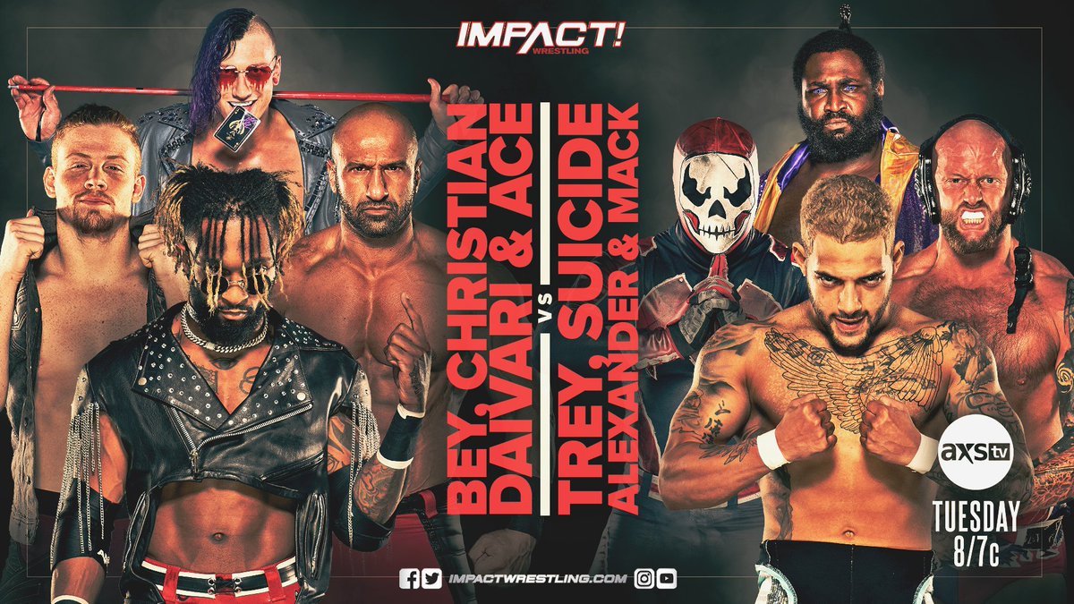 Eight-man tag match announced for Impact Wrestling