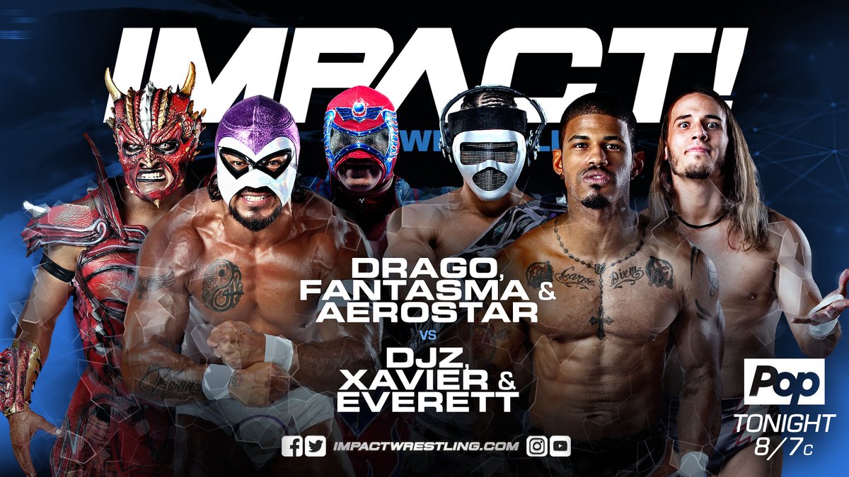 Impact Wrestling results: Lucha libre rules six-man tag match