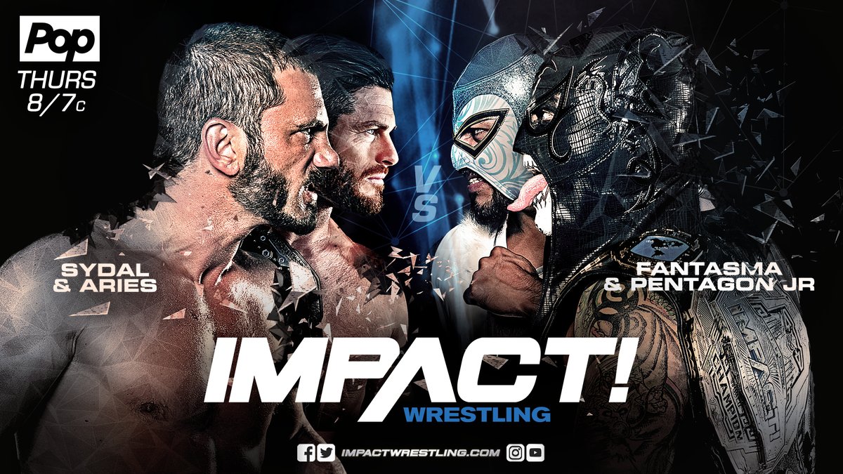 Impact Wrestling results: Pentagon Jr. & Fantasma vs. Aries & Sydal
