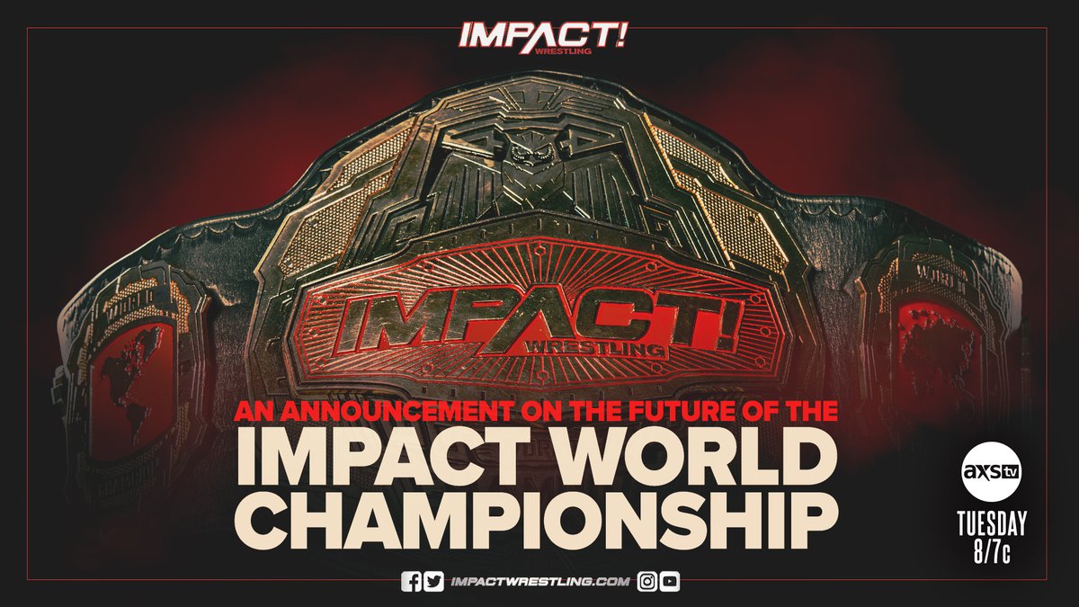 Impact to make announcement regarding future of World title