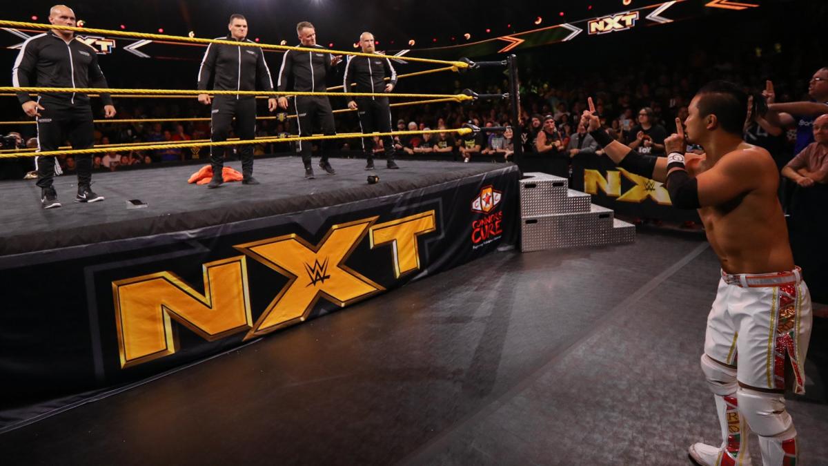 WALTER challenges Kushida to face Imperium in six-man tag match