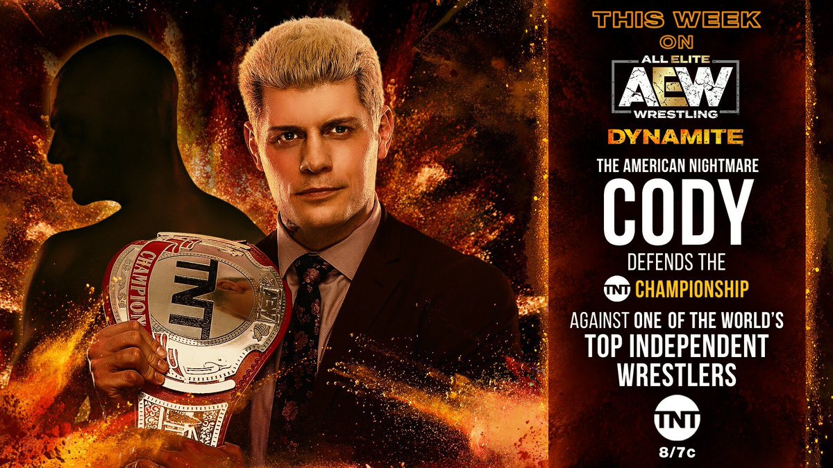 ‘Top independent wrestler’ to challenge Cody on AEW Dynamite
