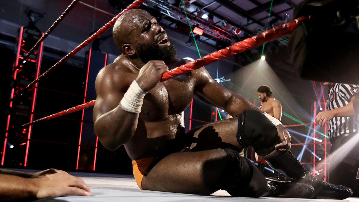 Apollo Crews out of WWE Money in the Bank ladder match