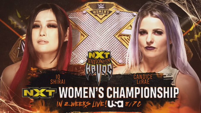 Two title matches, Ripley-Gonzalez set for WWE NXT Halloween Havoc