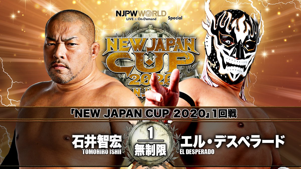 New Japan Cup night one results: Tomohiro Ishii vs. El Desperado
