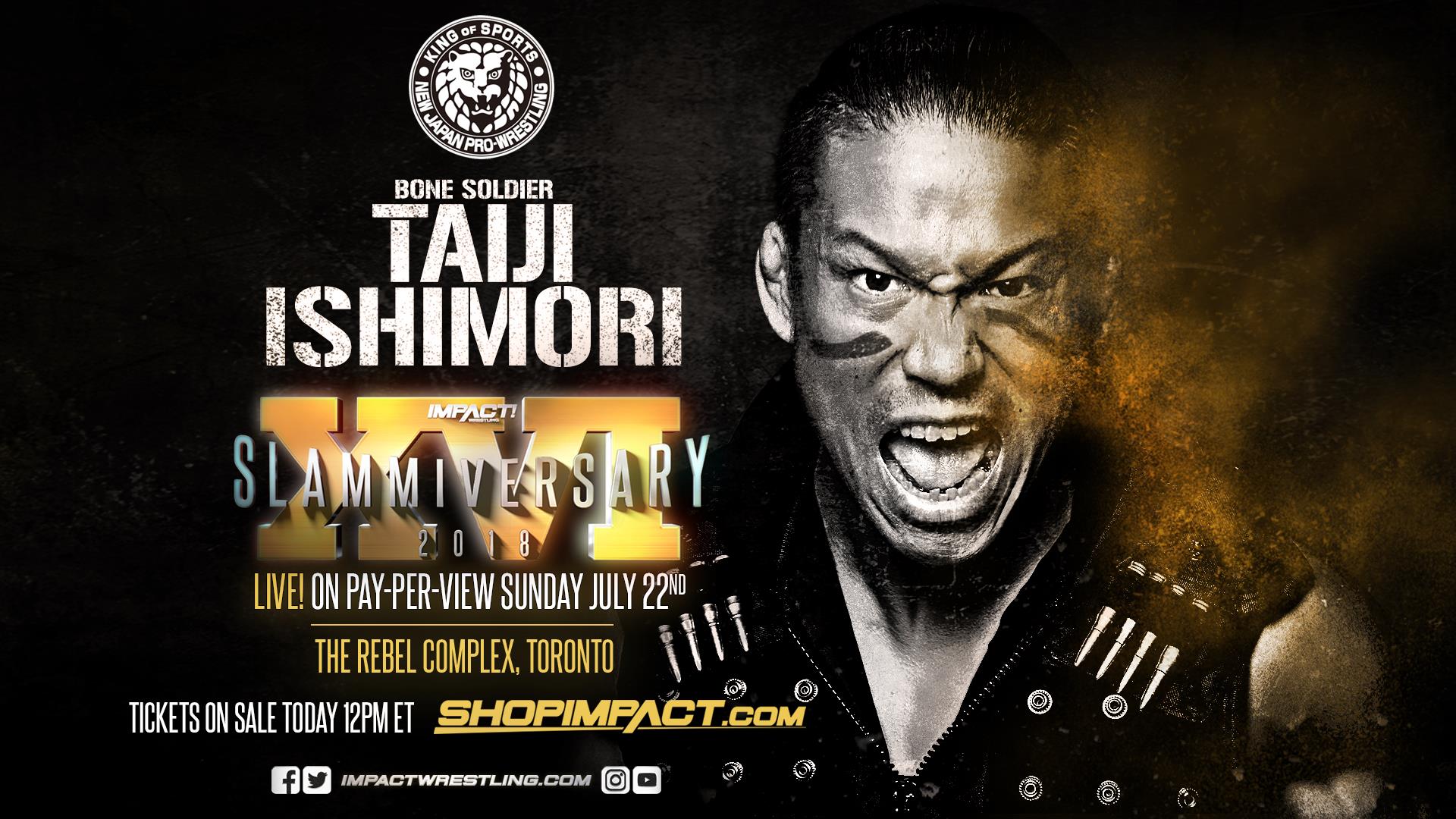 Impact announces Taiji Ishimori for Slammiversary XVI