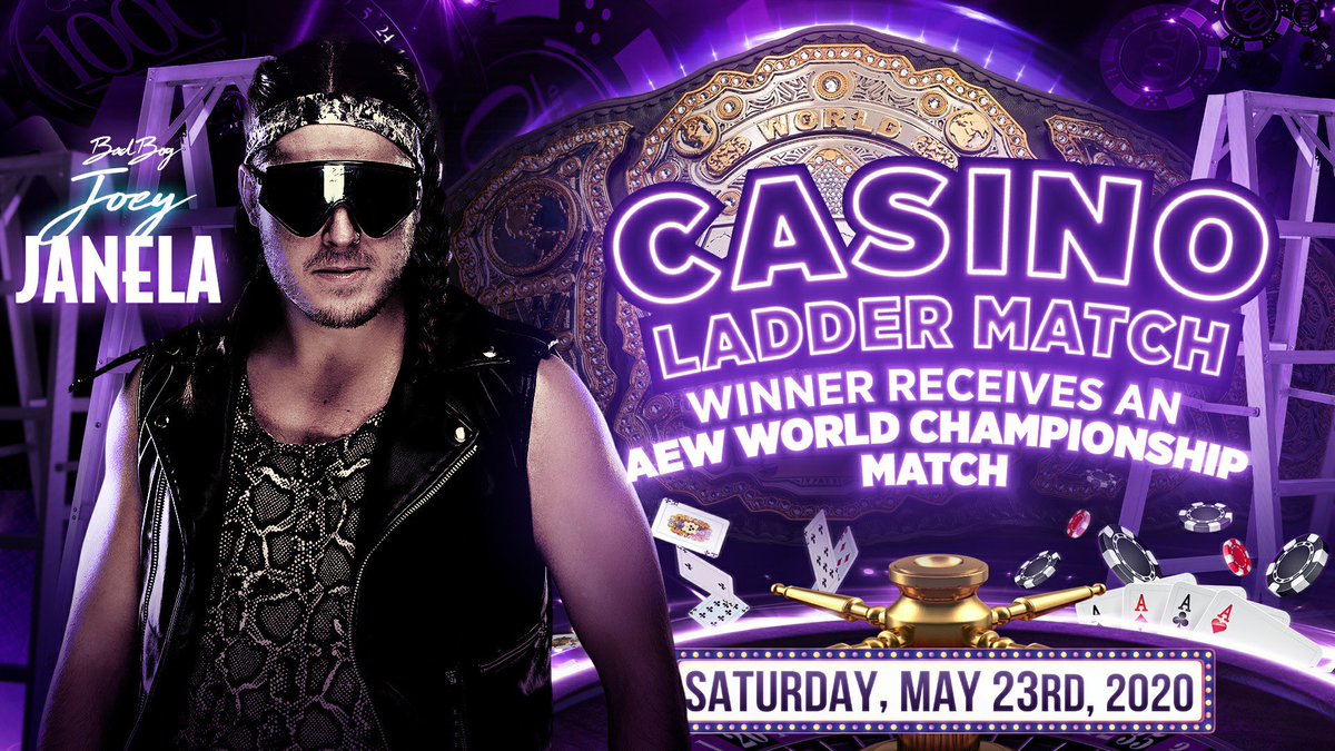 Joey Janela replacing Fenix in AEW Casino Ladder Match