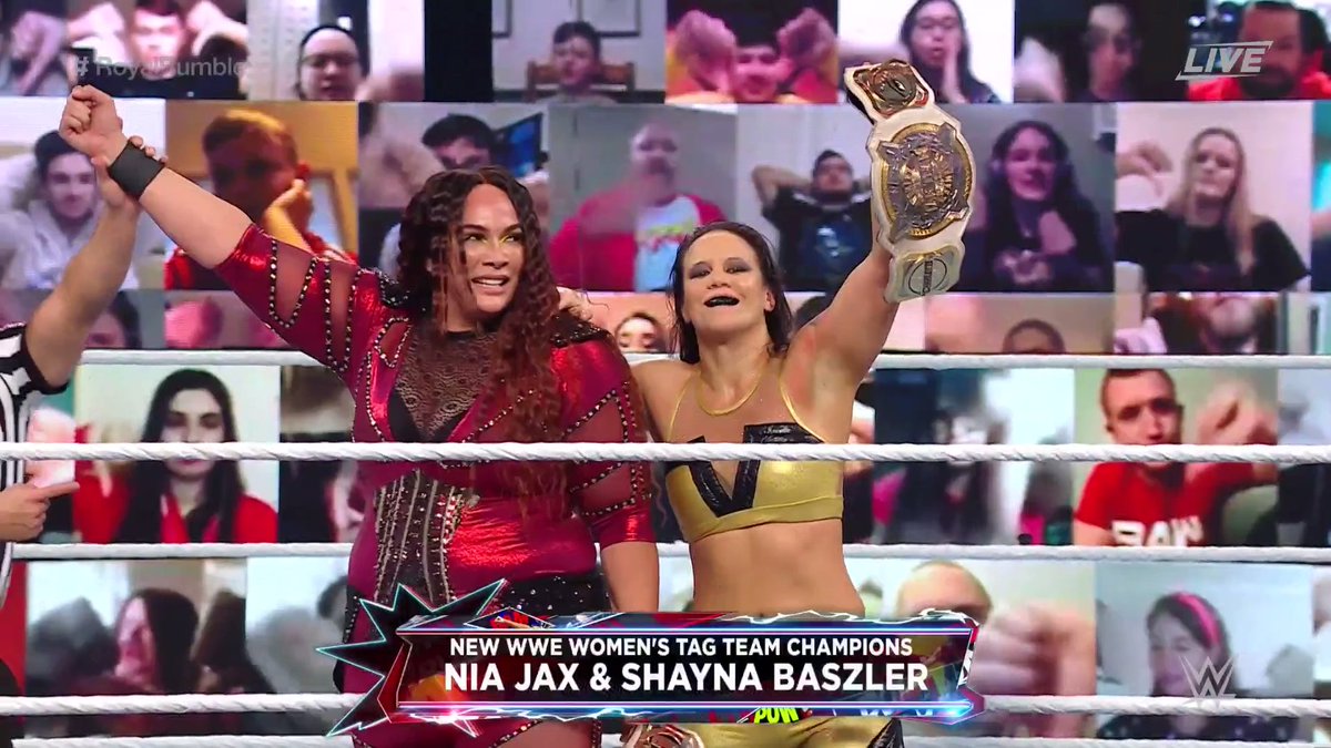 Women’s Tag Team titles change hands at WWE Royal Rumble