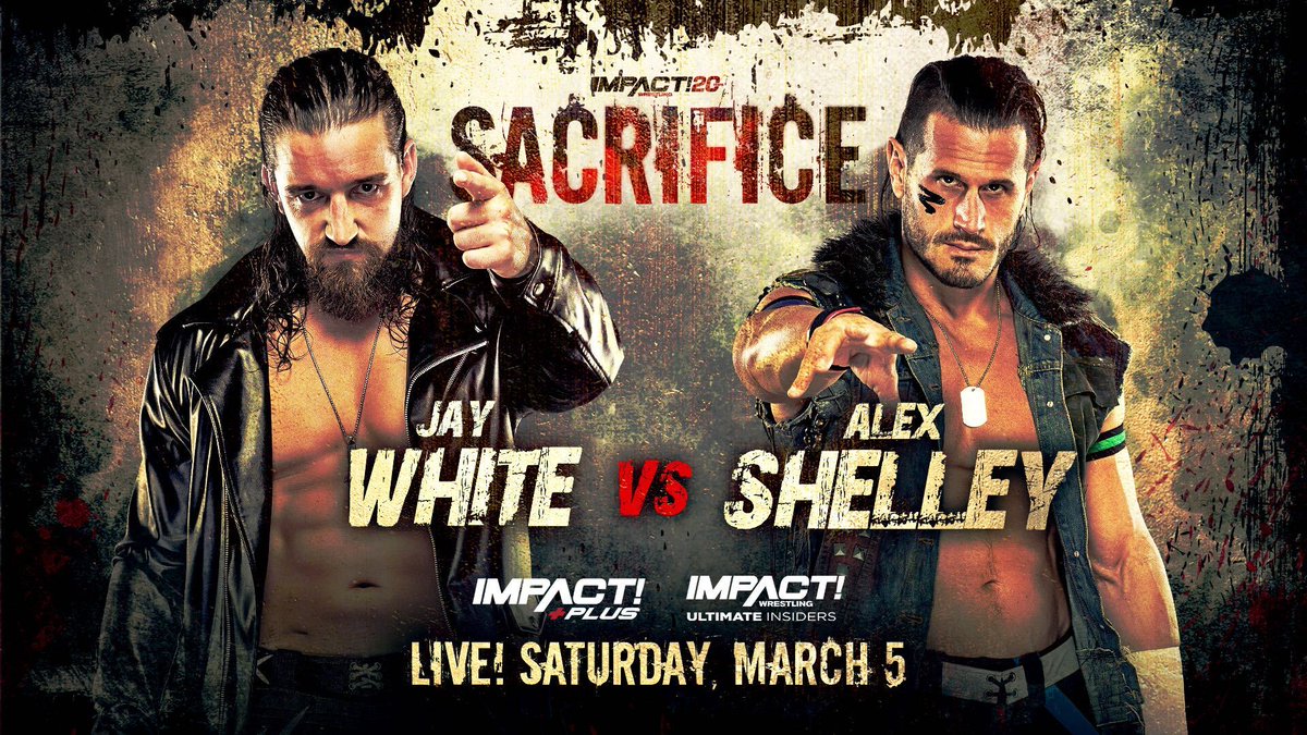 Jay White to face Alex Shelley at Impact Wrestling Sacrifice