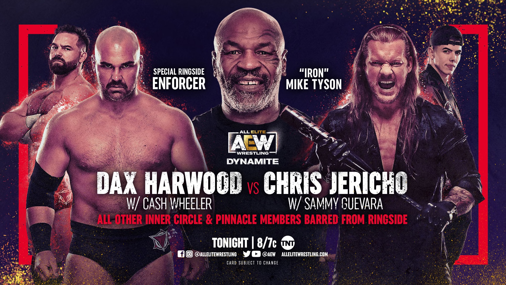 AEW Dynamite live results: Two title matches, Mike Tyson appears