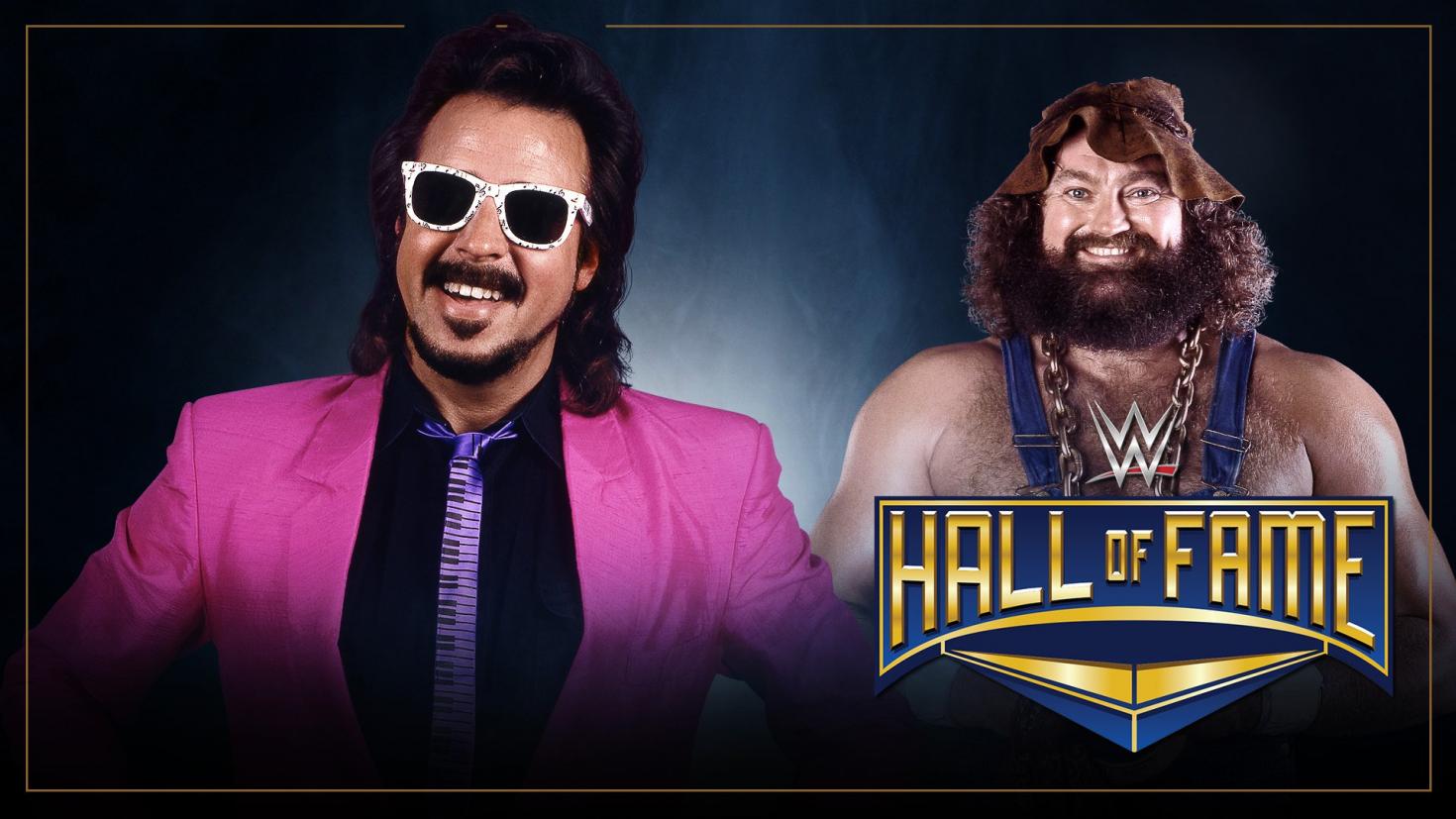 Jimmy Hart inducting Hillbilly Jim into WWE Hall of Fame