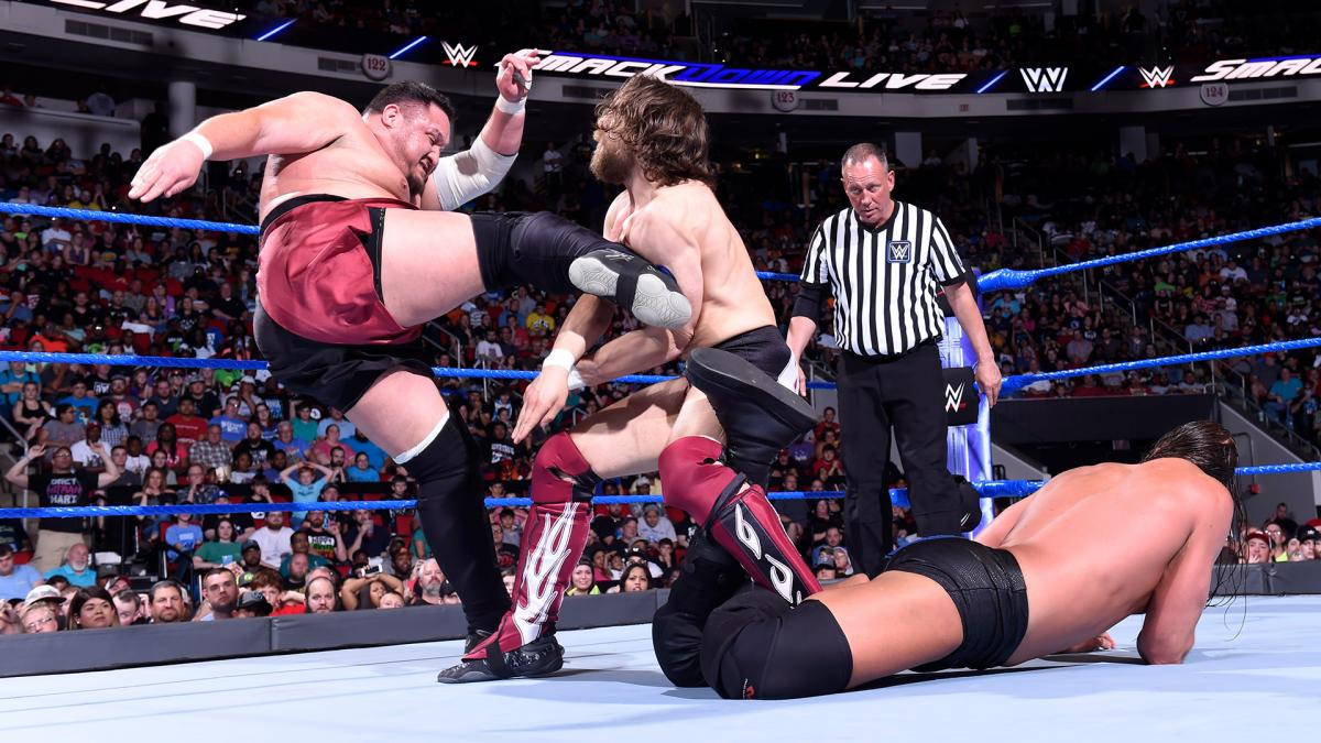 WWE SmackDown video highlights: Joe vs. Bryan vs. Cass