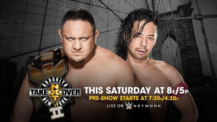 NXT TakeOver Brooklyn II live results: Samoa Joe vs. Shinsuke Nakamura