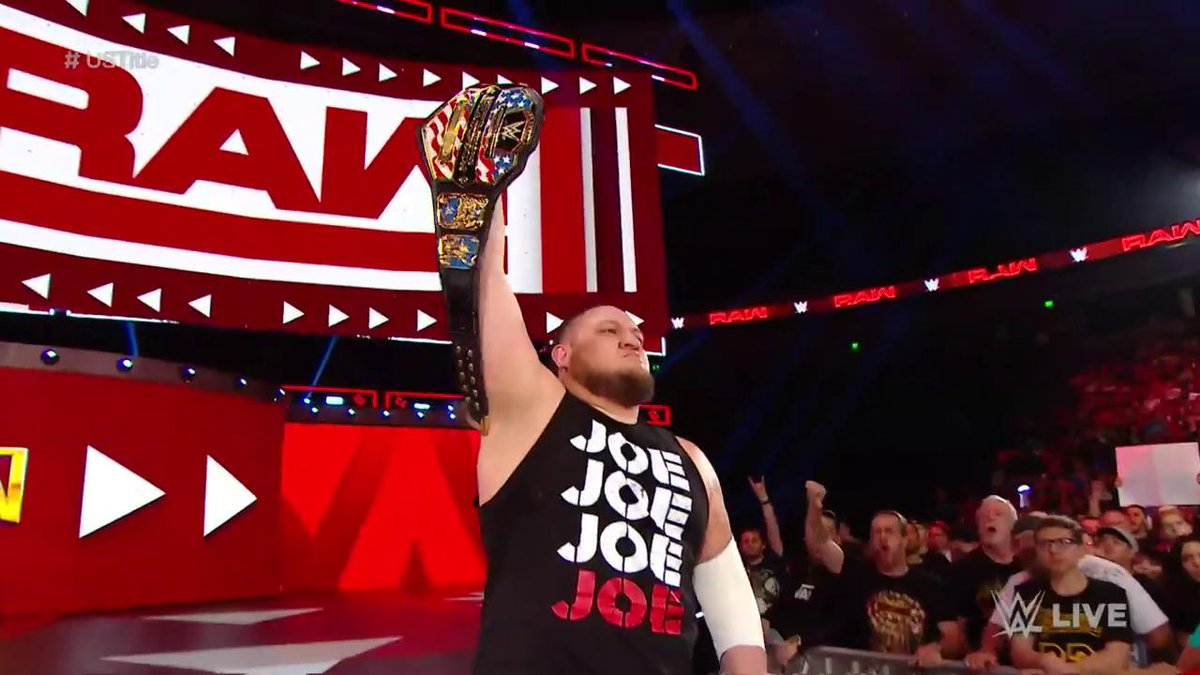 Rey Mysterio relinquishes WWE United States title to Samoa Joe