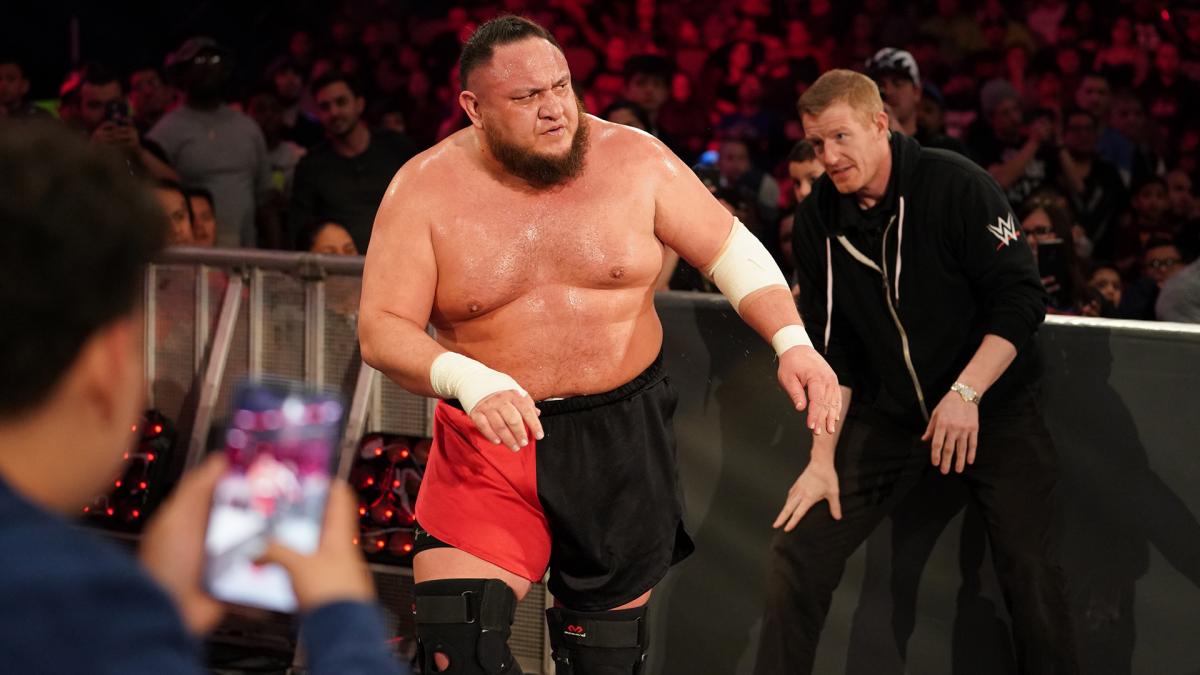 Samoa Joe suffered concussion during WWE Raw