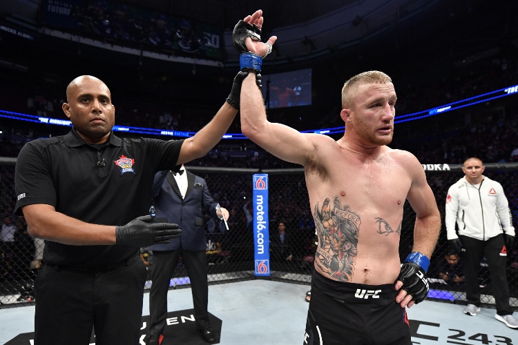 Justin Gaethje wins interim UFC lightweight title at UFC 249
