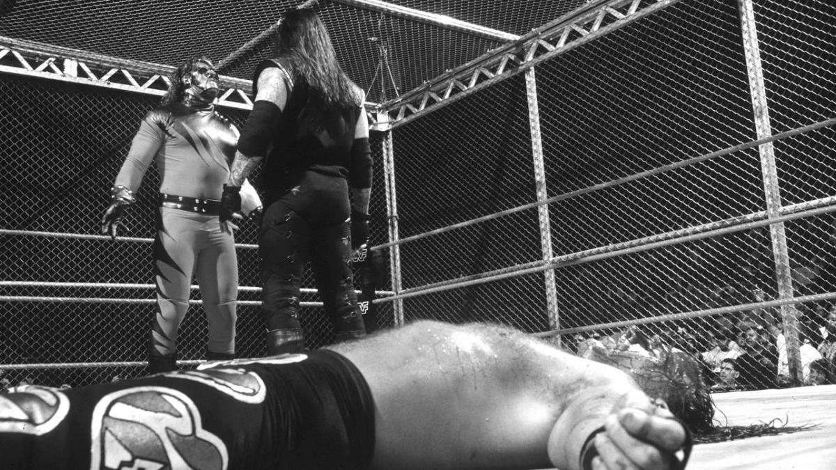 Daily Pro Wrestling History (10/05): First Hell in a Cell match, Kane debuts