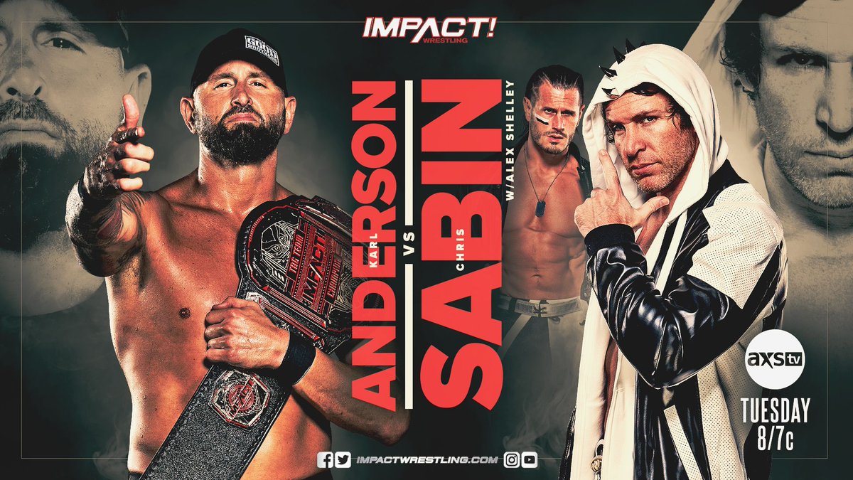 Karl Anderson vs. Chris Sabin set for this week’s Impact
