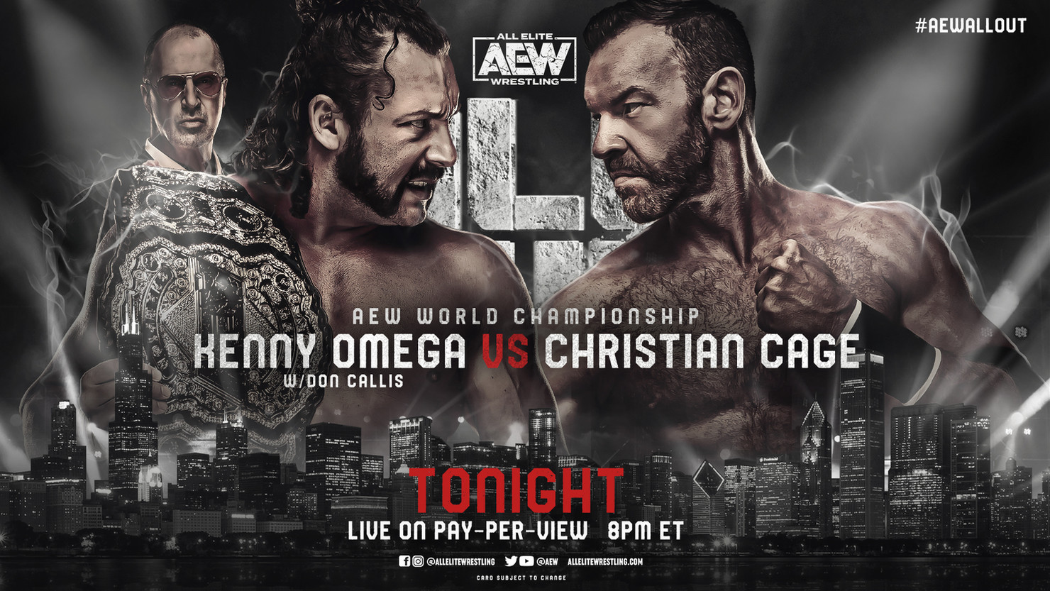 Kenny Omega vs. Christian Cage to main event AEW All Out PPV